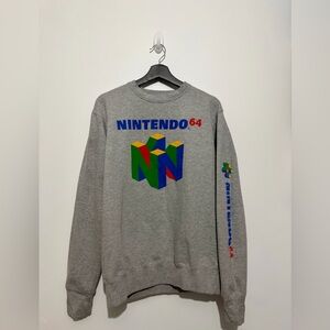 Nintendo 64 Retro Sweatshirt - Grey - Medium